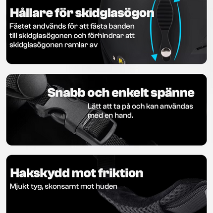 Justerbar ABS skid- och snowboardhjälm för vuxna