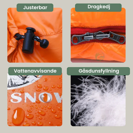 Ultralight Untuvamakuupussi 3–4 vuodenaikaa