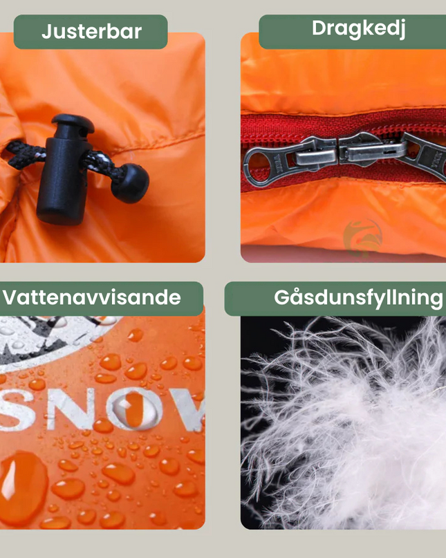 Ultralight Untuvamakuupussi 3–4 vuodenaikaa