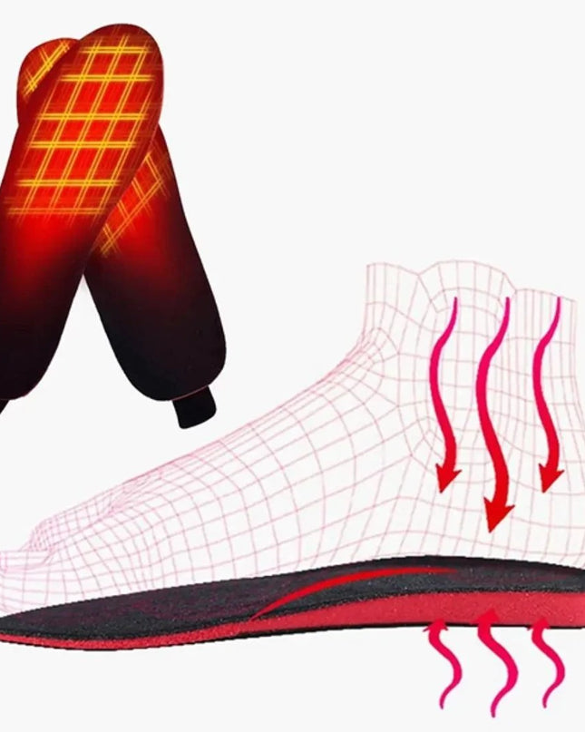 Uppladdningsbara Värmesulor PRO – Tre Värmenivåer &amp; Fjärrkontroll